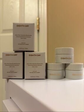 NEW Set Of 3 Eighth Day Ultra-Rich Intensive Moisturizer
